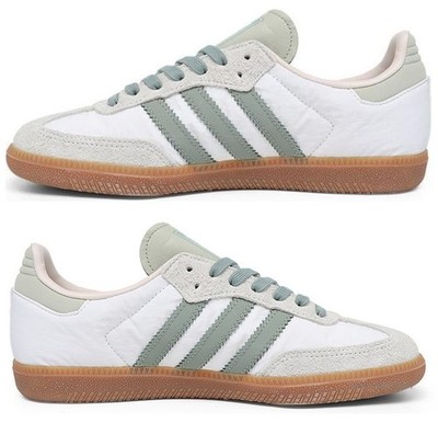 adidas Samba OG Silver Green Putty Mauve Women's  ID0492 New Authentic