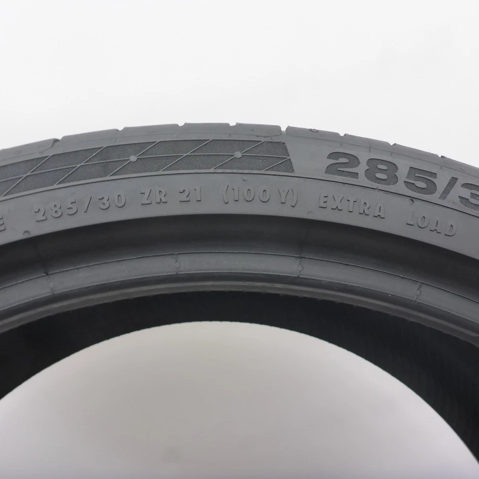 285 30 21 1X CONTINENTAL 285/30 ZR21 100Y XL SILNET R01 Pneus D'Été 2015 5,8Mm - Photo 4/4