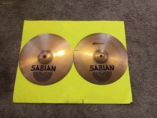 Sabian B8 14  Hi-Hat Cymbals. Used With Stains/scratches See Photos.