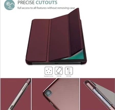 Wine Color Ultra Slim Hard Case for Galaxy Tab A 10.1 2019 - Protection & Style