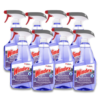 Windex Non-Ammoniated Glass & Multi-Surface Cleaner 32 oz Fresh Scent, No-Streak