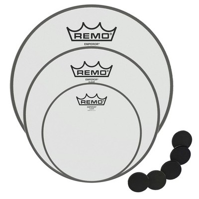 Remo Fellset Emperor Clear Pack Fusion mit Dämpfer Pads