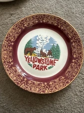 Yellowstone Park Vintage Homer Laughlin Decorative Plate