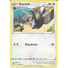 118/172 Staravia Uncommon : Pokemon Trading Card Game SWSH09 Brilliant Stars TCG