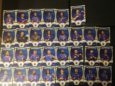 panini Eternity Bleus Full Set REPRESENT 30 Cards Complete Équipe De France
