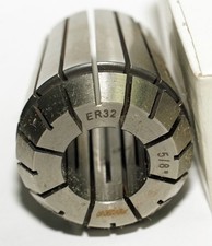  6 Pc ER32 Spring Collets - New Old Stock NOS 1/8, 3/16, 1/2, 10mm, 5/8, 3/4
