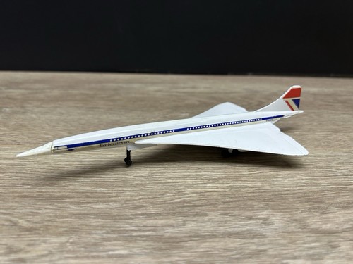 Vintage 1970’s Corgi Toys 650 British Airways Concorde G-BBDG Diecast - Picture 1 of 18