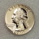 🟅 1960 PROOF 90% Silver Wash. Quarter 25¢