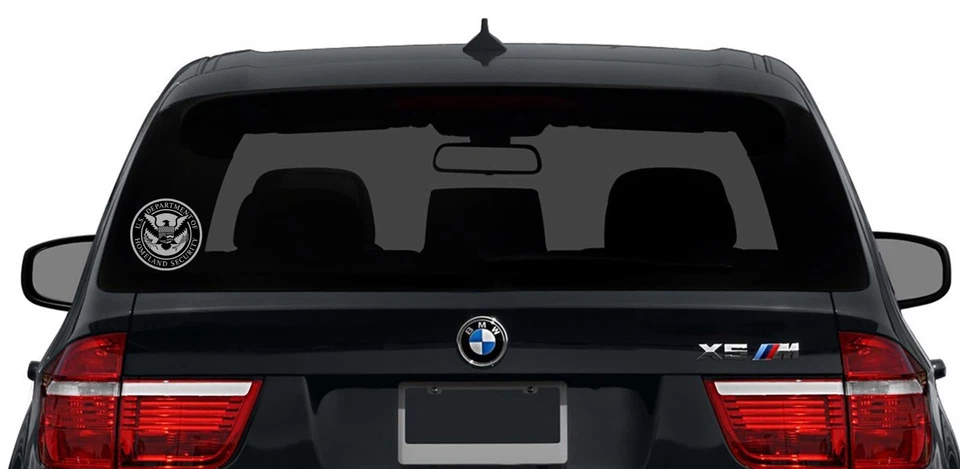 Black Department of Homeland Security Sticker Vinyl Decal Multiple Sizes window - Image 3 of 4