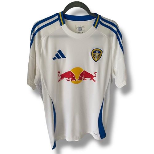 Adidas 2024/2025 Leeds United White Home Soccer Jersey. Size Medium