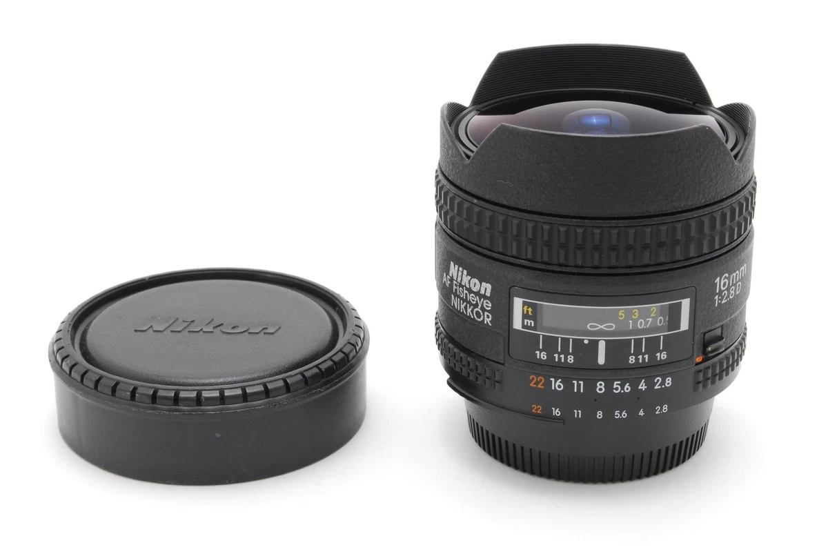Nikon Fisheye-NIKKOR 16mm Focal f/2.8 Camera Lenses for sale | eBay