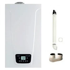 CALDAIA A CONDENSAZIONE BAXI DUO-TEC COMPACT E 24 KW CON KIT FUMI A SCELTA