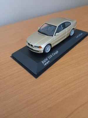 BMW e46 coupé 328 ci beige MINICHAMPS 1/43 - Photo 1/4