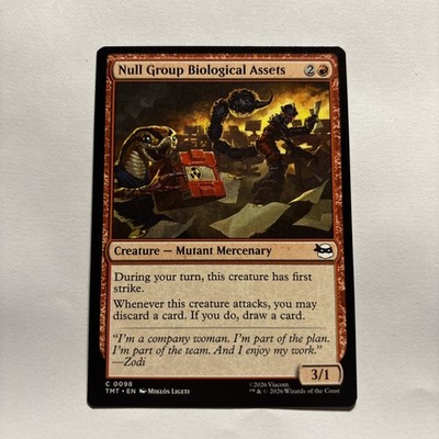 MTG - Null Group Biological Assets - Teenage Mutant Ninja Turtles NM/M