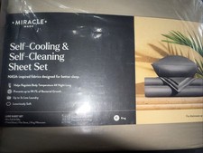 Miracle Made Sheet Set KING Luxe Self-Cooling Self-Cleaning SAND Tan