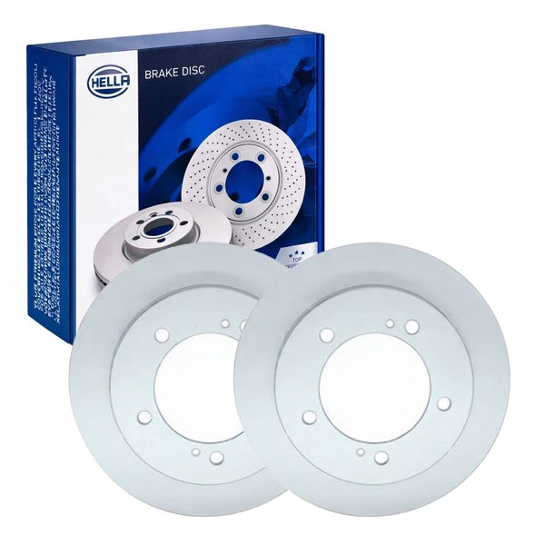 2X Hella Pagid Bremsscheiben Ø287Mm Vorne Passend FüR Santana 300/350 56141PRO-image