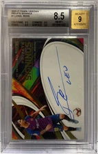 Lionel Messi Autograph On Card Private Signings Obsidian 2020/21 Beckett 8.5 Aut