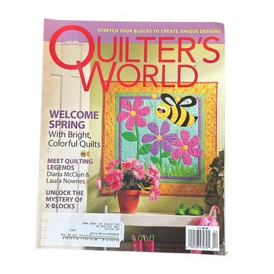 Quilter's World Magazine April 2008 Stretch Your Blocks To Create Unique Designs