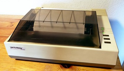 Privileg 100 MP Nadeldrucker, dot matrix printer, Commodore C64 kompatibel