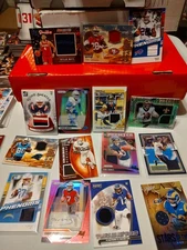 Sports Card Lot 100 Cards All Packs Have Auto or Memorabilia NFL NBA MLB READ