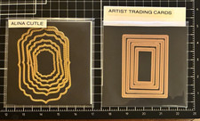 Alinacutle Crafts NESTING FANCY LABELS or Artist Trading Cards NESTING RECTANGLE