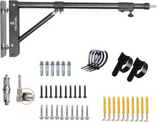 Wall Mount Triangle Boom Arm 51.2inch/130cm, Ring Light Mount Support 180 F