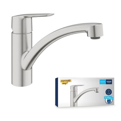 Grohe Küchenarmatur Wasserhahn Einhebelmischer Edelstahl Quickfix START 32441DC2