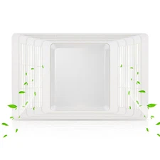 S97013662 Nutone Bathroom Fan Cover Grille and Lens Assembly Kit Compatible w...