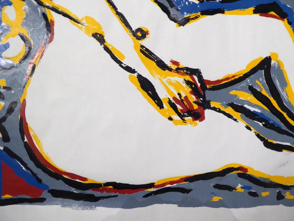 A. R. PENCK - "LIEGENDE U. ELEFANT" - FARBSERIGRAFIE - DRUCKFRISCH !!! RAR!!! - Bild 4 von 4