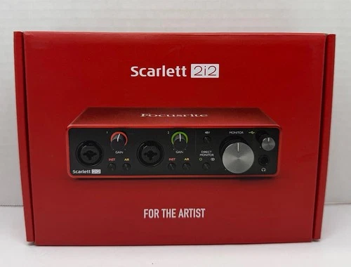 Focusrite Scarlett 2i2 3rd Gen. 2-Channel USB Audio Interface MOSC0025