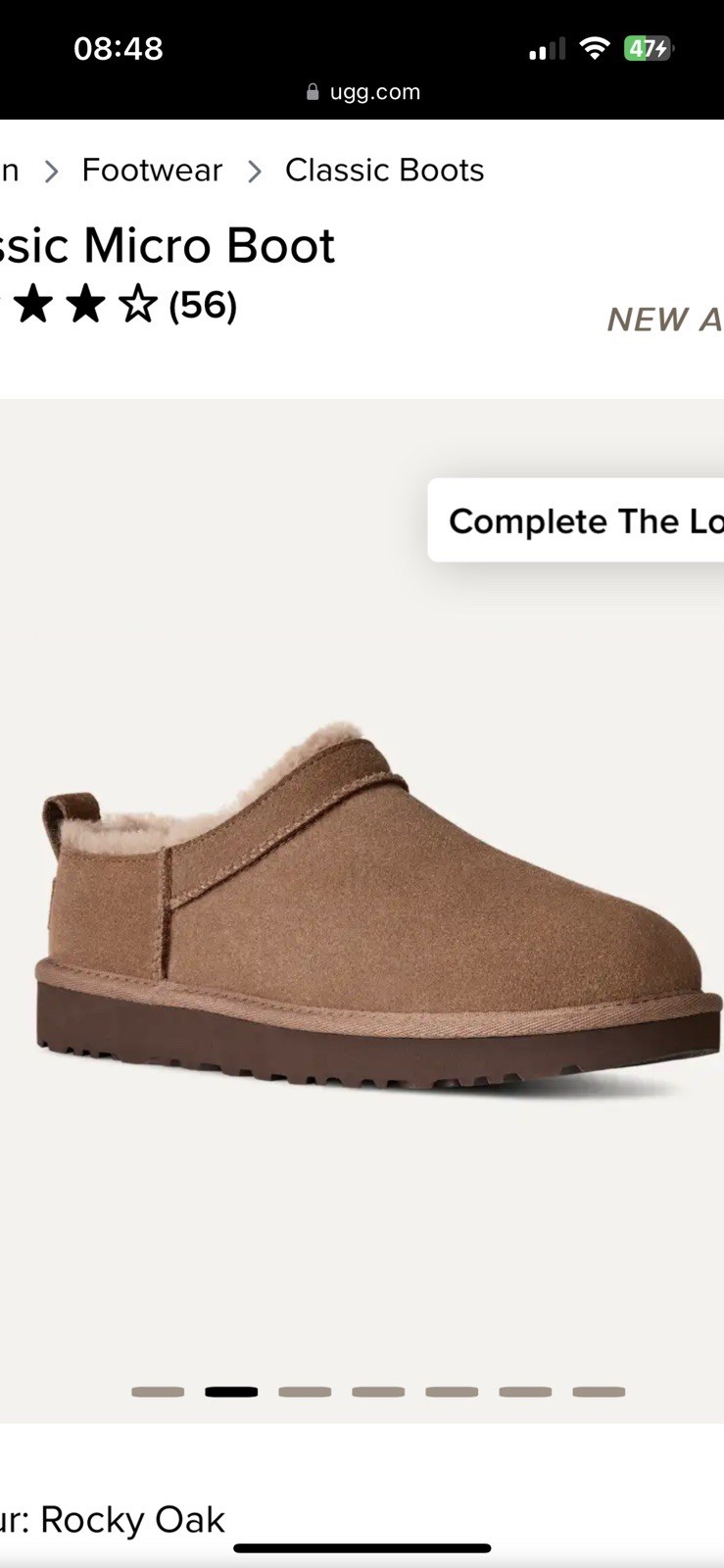 ‘Sold Out’ Ugg Rocky Oak Classic Micro Boot image 2