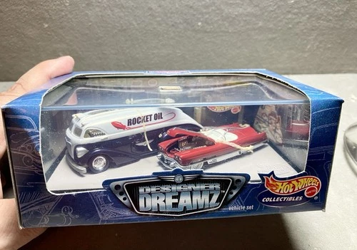 Vintage Sealed 1999 Hot Wheels Designer Dreams Set Rocket Oil & Bizarro
