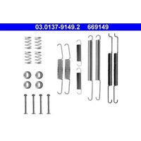 1X ZubehöRsatz, Bremsbacken Ate 03.0137-9149.2 Passend FüR Seat Skoda Vag