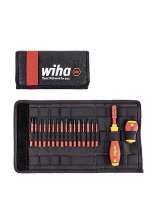 Wiha slimVario VDE Schraubendreher-Set 19teilig Schlitz, Kreuzschlitz Phillips,