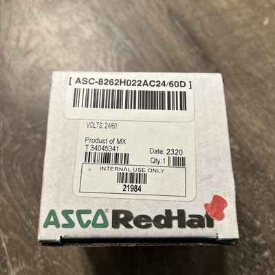 ASCO 8262H022AC24/60D  Solenoid Valve (NEW IN BOX)