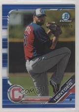 2019 Bowman Chrome Prospects Blue Refractor 12/150 Sam Hentges #BCP-246 0b3