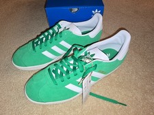 New In Box Adidas Gazelle Suede - Green/White - IG2092 Men's Size 10.5 US