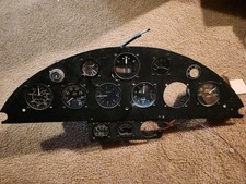 Aviation Instrument Panel (STEEN SKYBOLT). Contains 11 Gauges,  