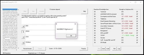 CompTIA A+ and Network+ Certs Exam Review - Diagnostic Software
