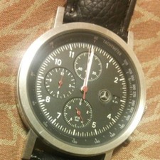 Used! Mercedes Benz Watch Chronograph Black B...