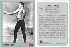 1991 AW Sports All World Boxing Tommy Ryan #132👍
