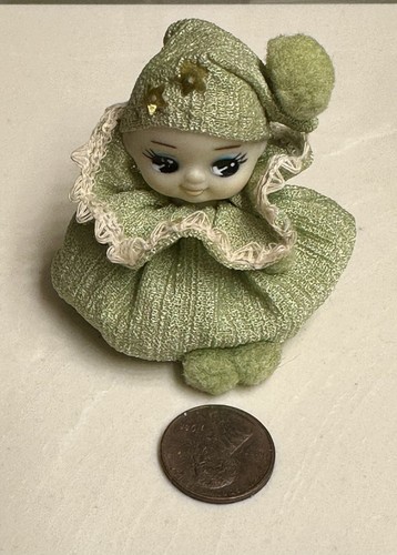 Vintage 70s-80s Green Tatopuf by GIG Match Doll Japan - Picture 3 of 4