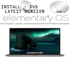 Elementary OS 7 Install-Live DVD | Latest 2024 Release | Same Day Shipping