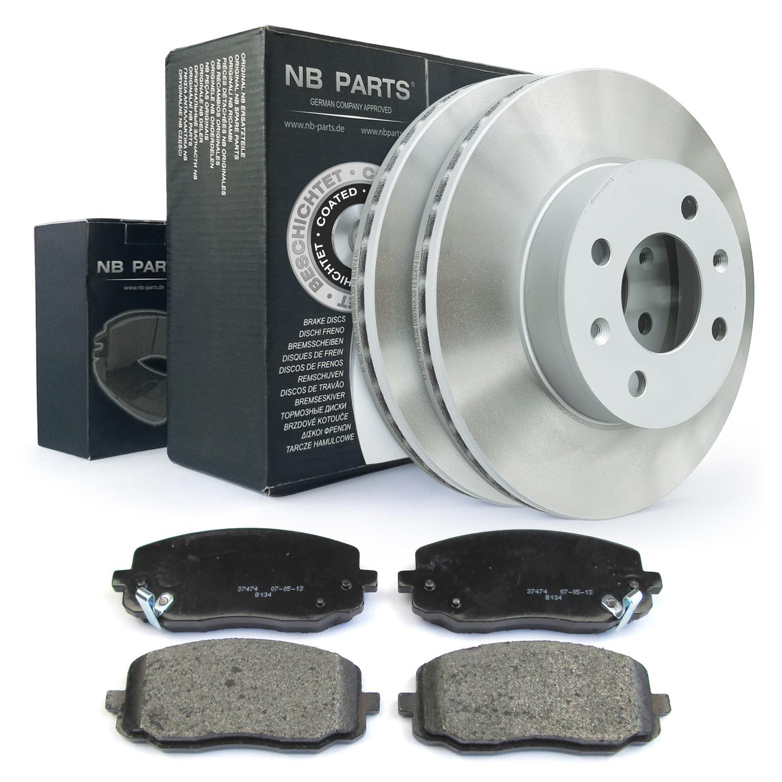 Brake Discs + Brake Pads Front 241mm Vented for Hyundai i10 for Kia Picanto