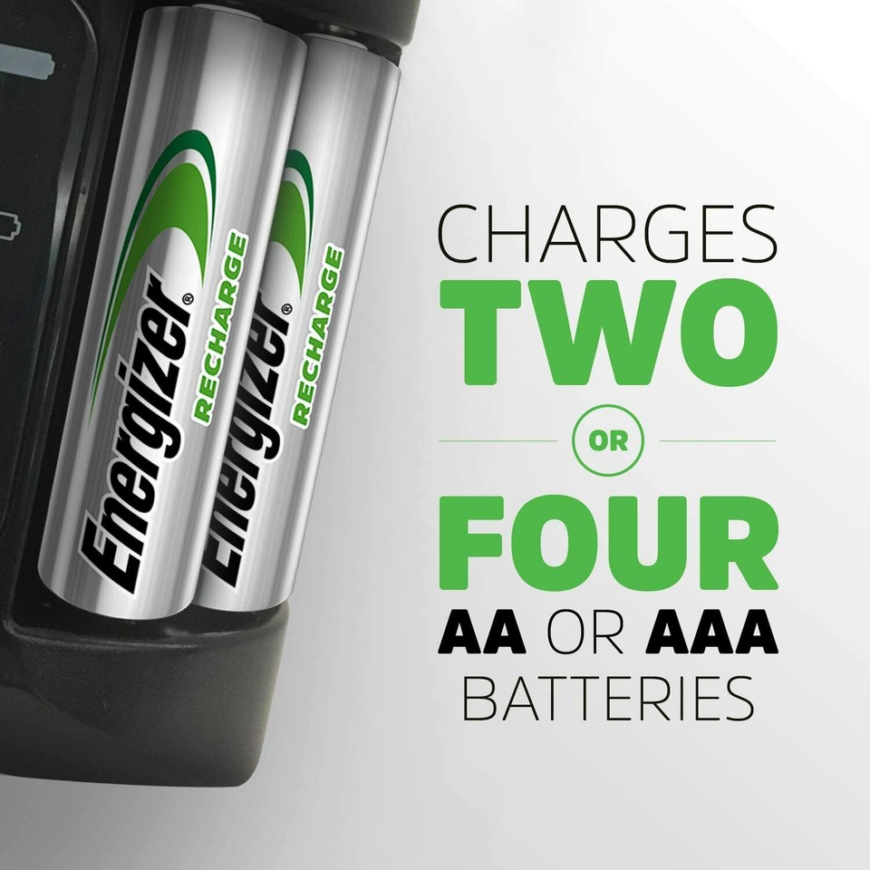 Energizer PRO Charger for AAA & AA NiMH + 4 aa 2000 mAh rechargeable