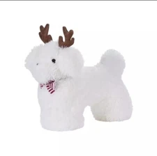 My Texas House Andy 12" x 17" Christmas Toy Dog Holiday Decorative Pillow (NWT)