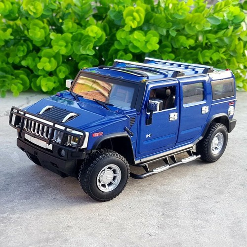 1:24 HUMMER H2 Diecast Car Model Sound & Light Simulation Kids Gift - Picture 24 of 26