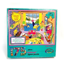 Ceaco 175 Piece Challenge Jigsaw Puzzle “Cabin Fever” What’s Wrong? Complete