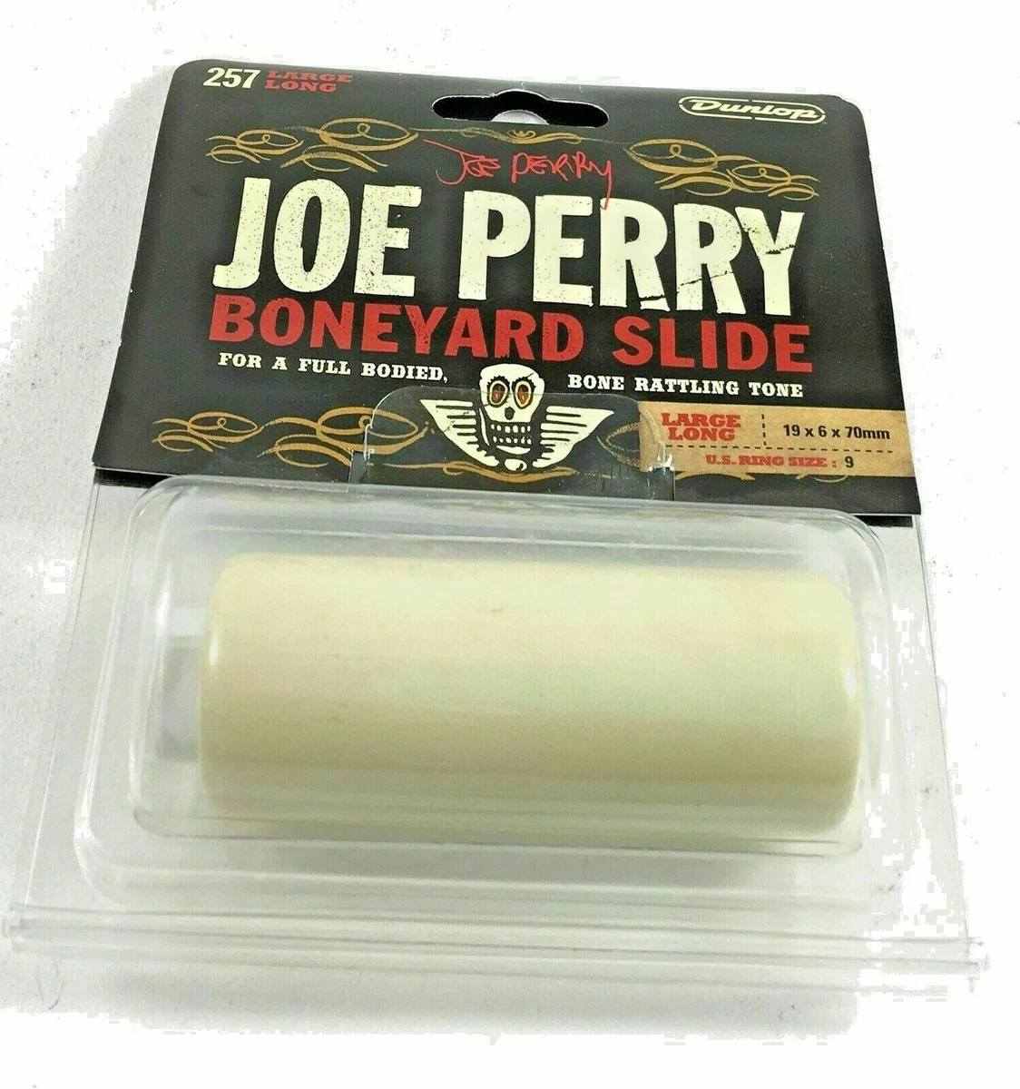 Dunlop Guitar Slide Joe Perry Boneyard Slide 257 Large Long