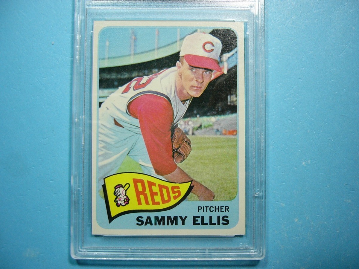 1965 TOPPS MLB BASEBALL CARD #507 SAMMY ELLIS PSA 8 NM/MINT SHARP+